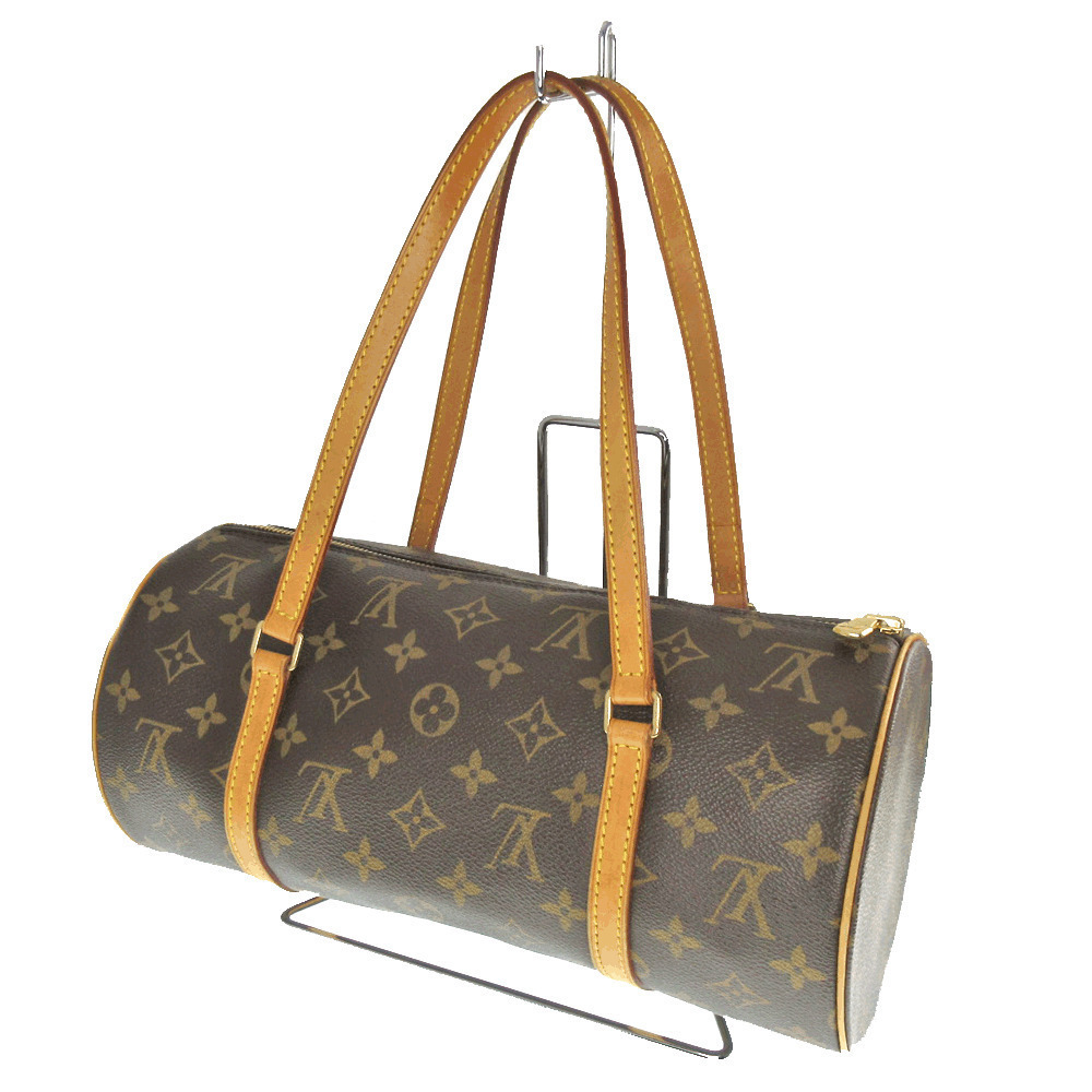 Louis Vuitton Papillon Monogram Canvas Cylindrical Brown Handbag Bag